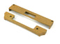 From The Anvil's Satin Brass  ½" Rebate Kit for Euro Dead Lock
