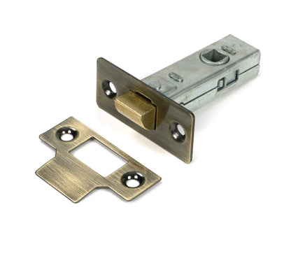From The Anvil's Aged Brass Tubular Mortice Latch