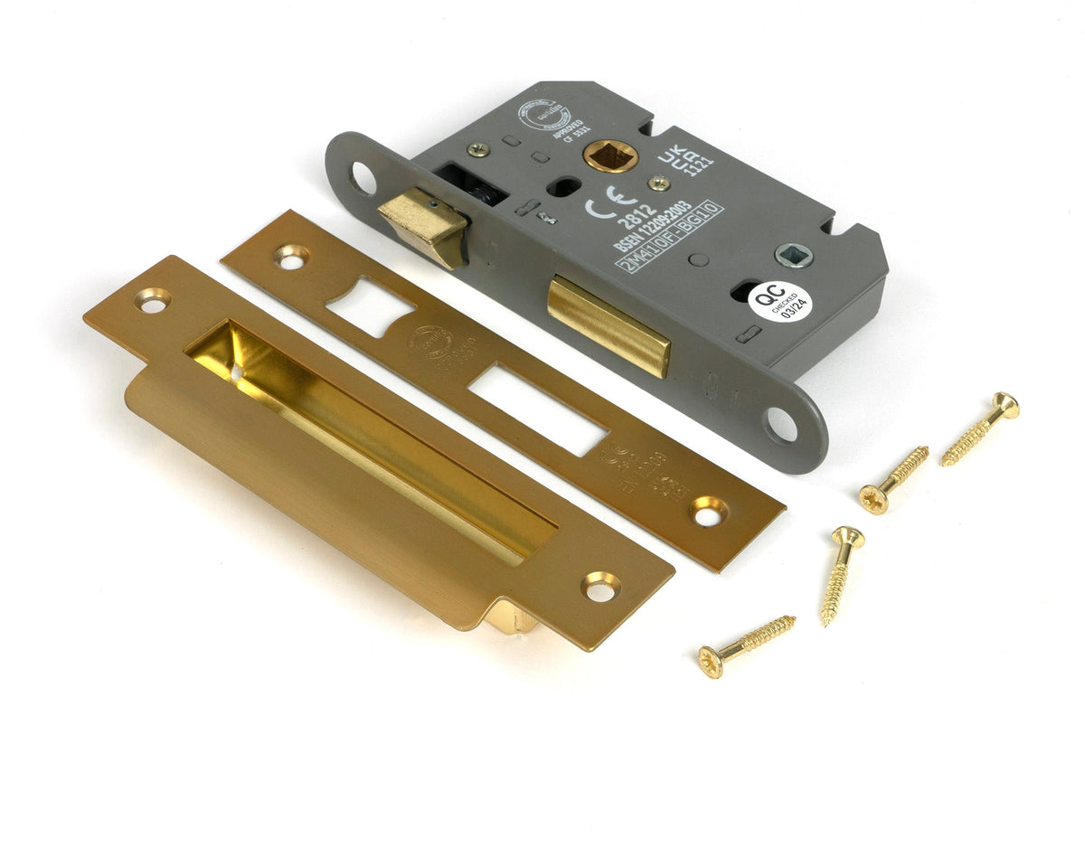 Heavy Duty Bathroom Mortice Lock by From The Anvil