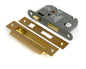 From The Anvil's Satin Brass Heavy Duty Bathroom Mortice Lock