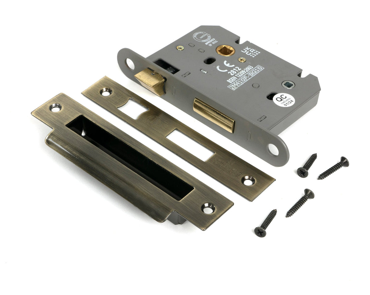 Heavy Duty Bathroom Mortice Lock by From The Anvil