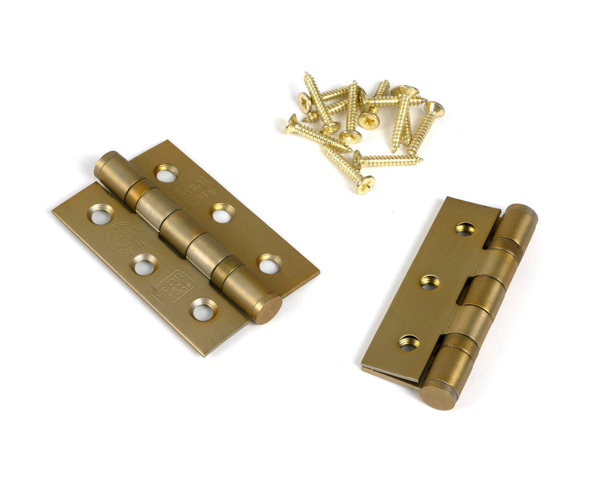 Ball Bearing Butt Hinge (pair) SS by From The Anvil