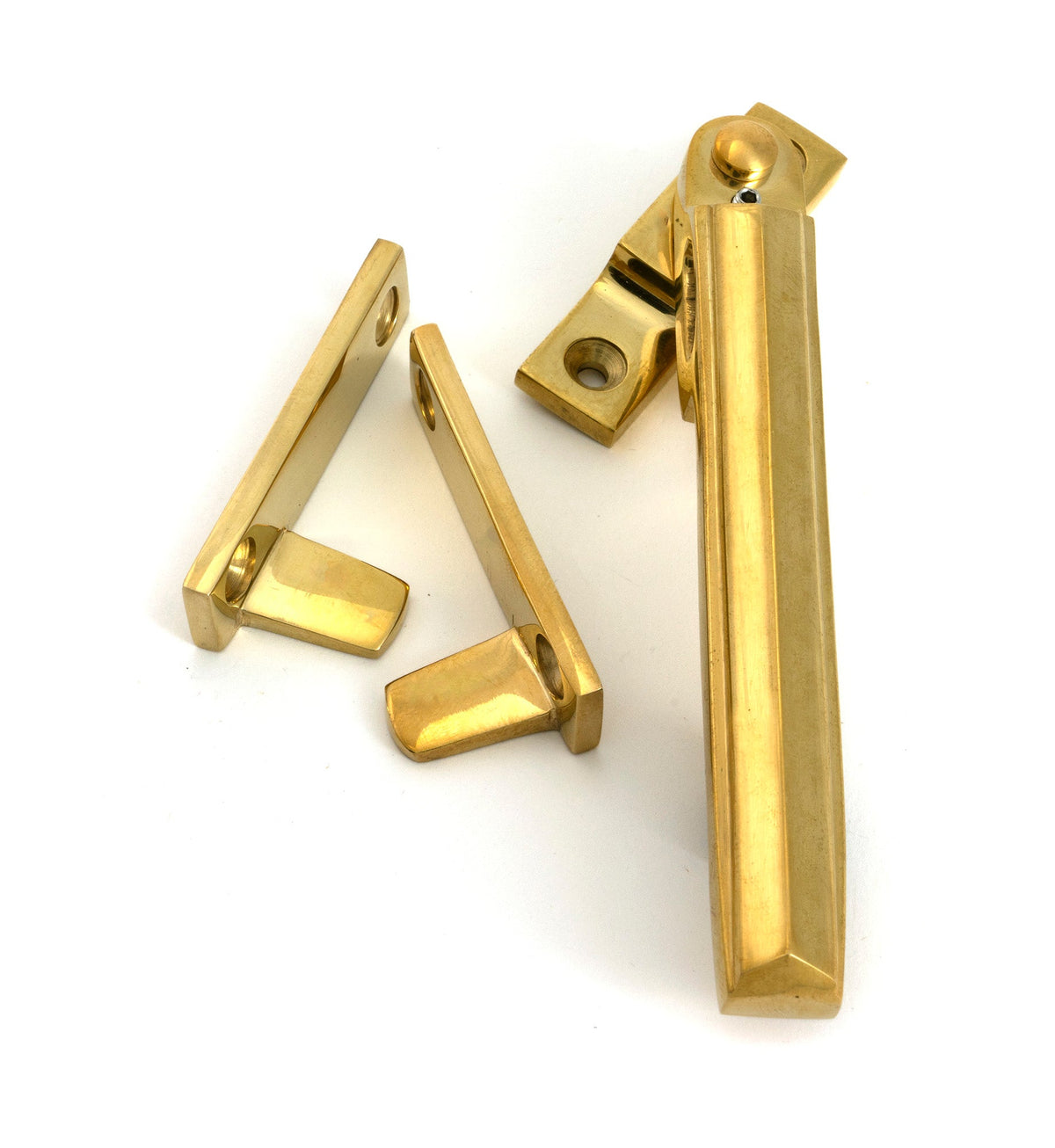 Night-Vent Locking Art Deco Fastener by From The Anvil