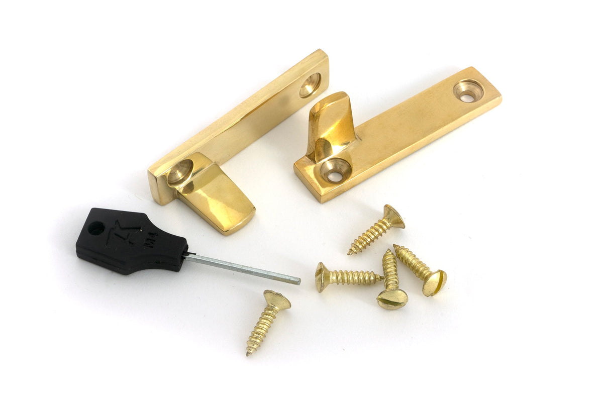 Night-Vent Locking Art Deco Fastener by From The Anvil