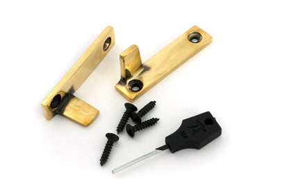 Night-Vent Locking Art Deco Fastener by From The Anvil