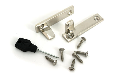 Night-Vent Locking Art Deco Fastener by From The Anvil