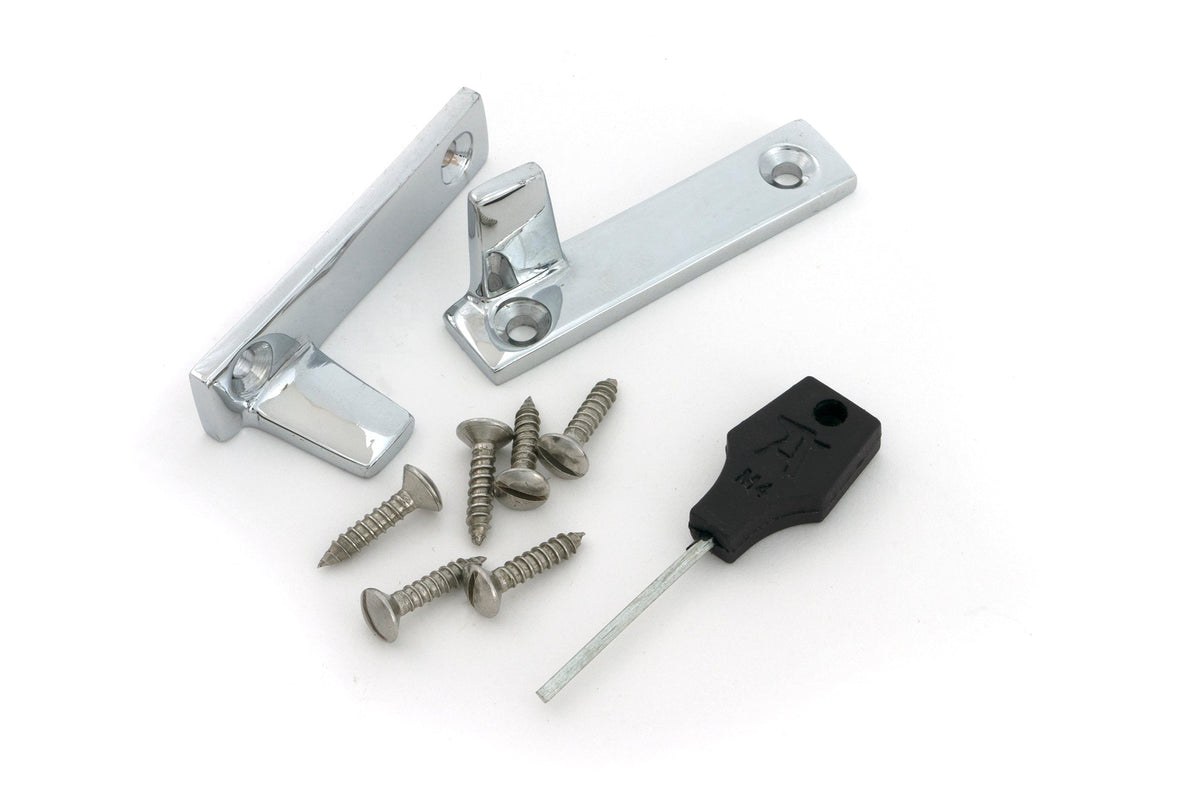 Night-Vent Locking Art Deco Fastener by From The Anvil