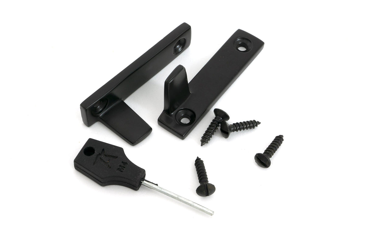 Night-Vent Locking Art Deco Fastener by From The Anvil