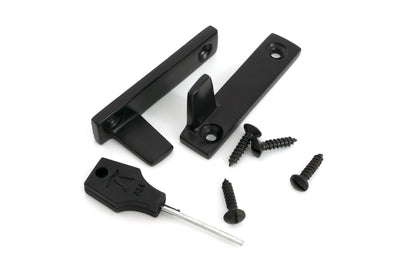 Night-Vent Locking Art Deco Fastener by From The Anvil