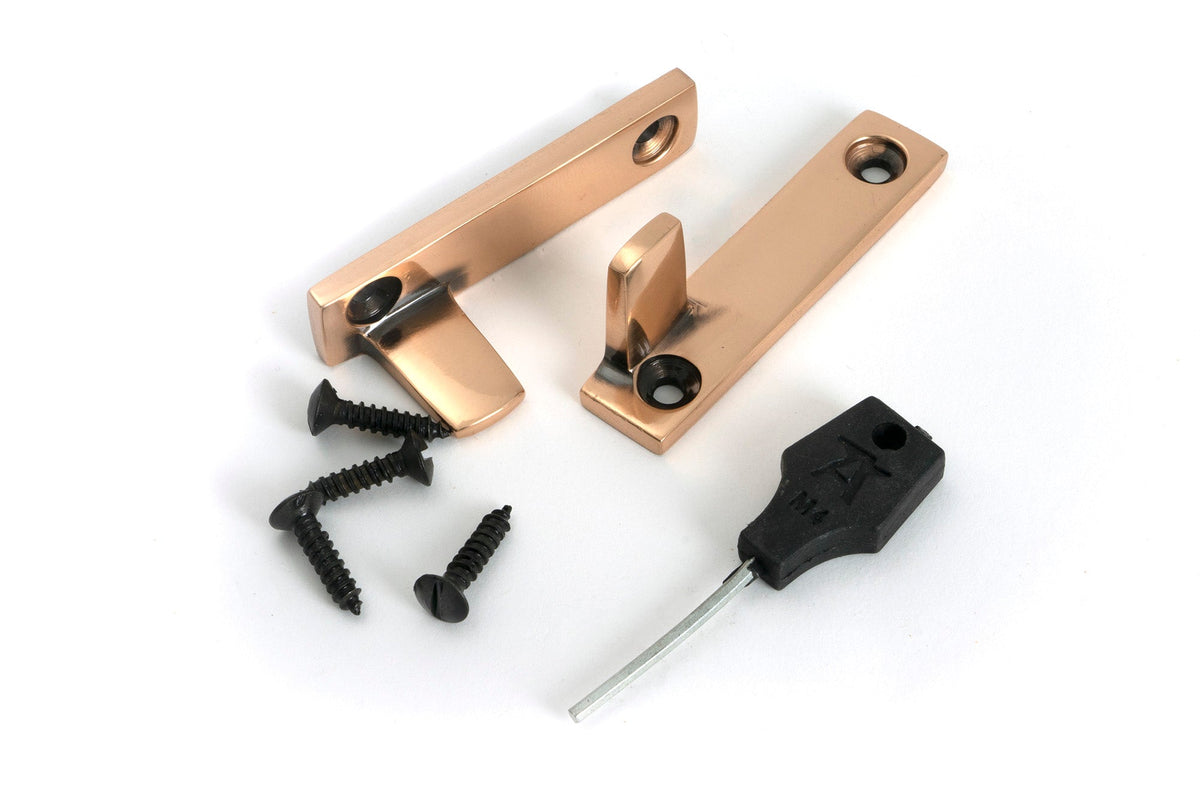Night-Vent Locking Art Deco Fastener by From The Anvil