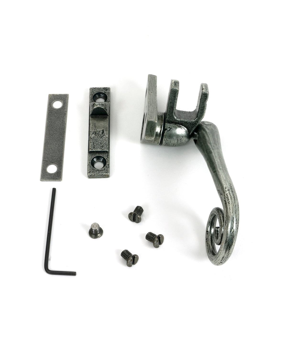 Night-Vent Locking Monkeytail Fastener (Steel Window) by From The Anvil