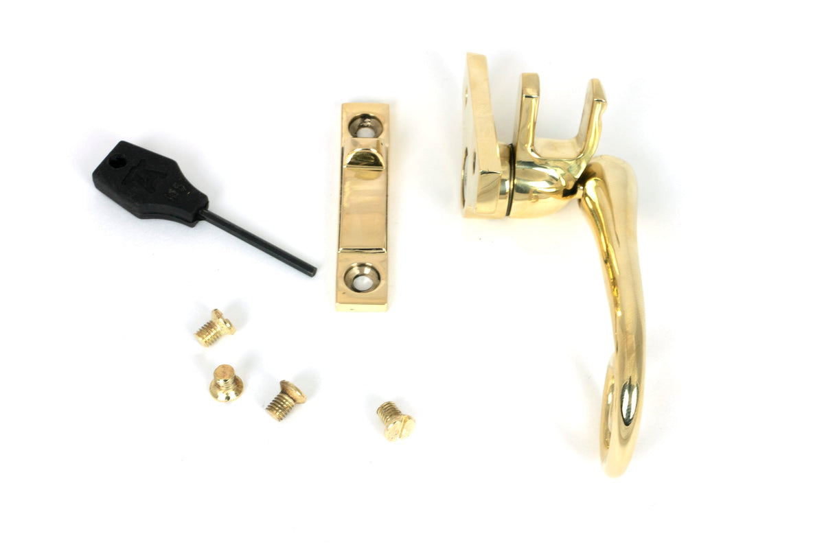 Night-Vent Locking Monkeytail Fastener (Steel Window) by From The Anvil