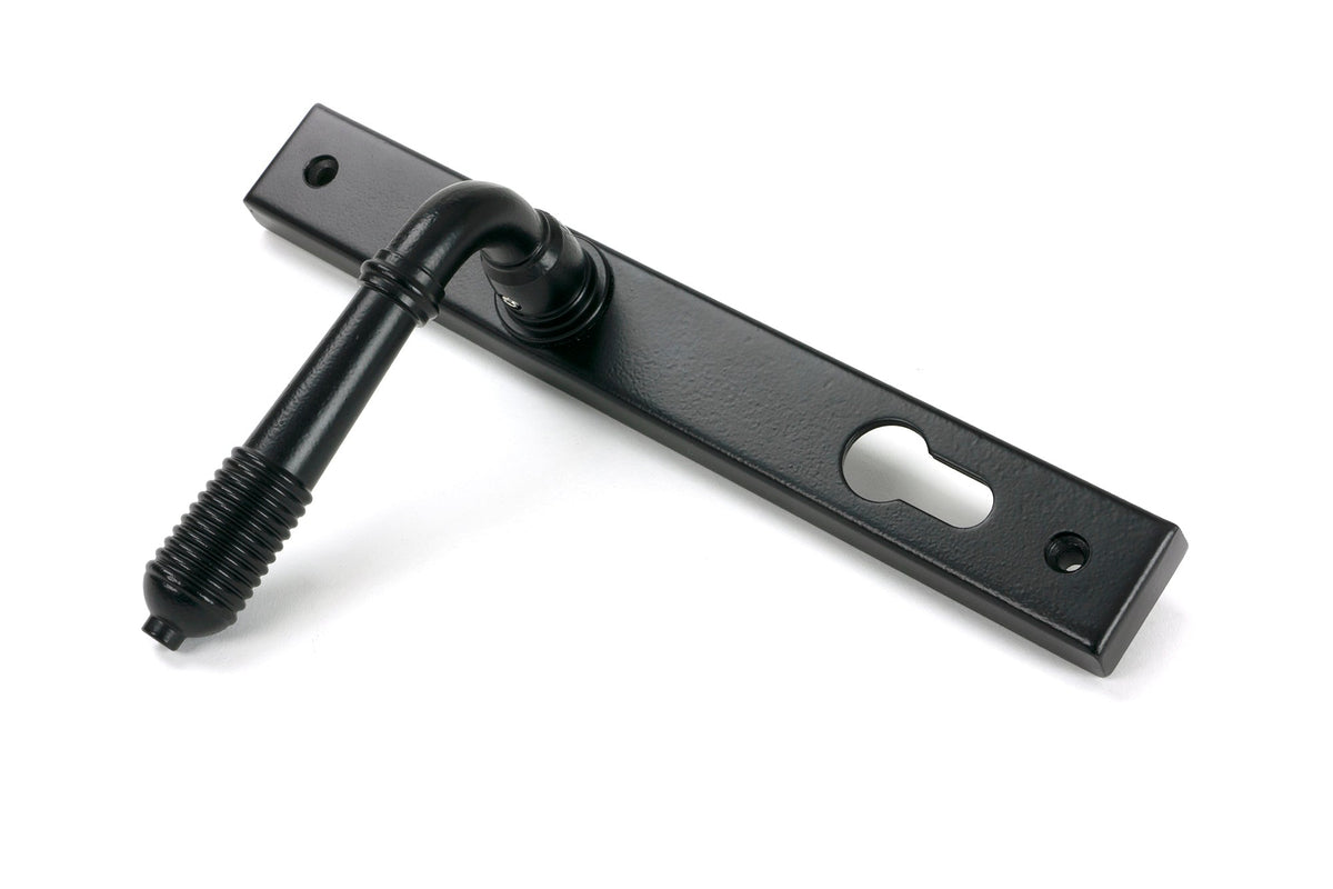 Reeded Slimline Lever Espag. Lock Set by From The Anvil