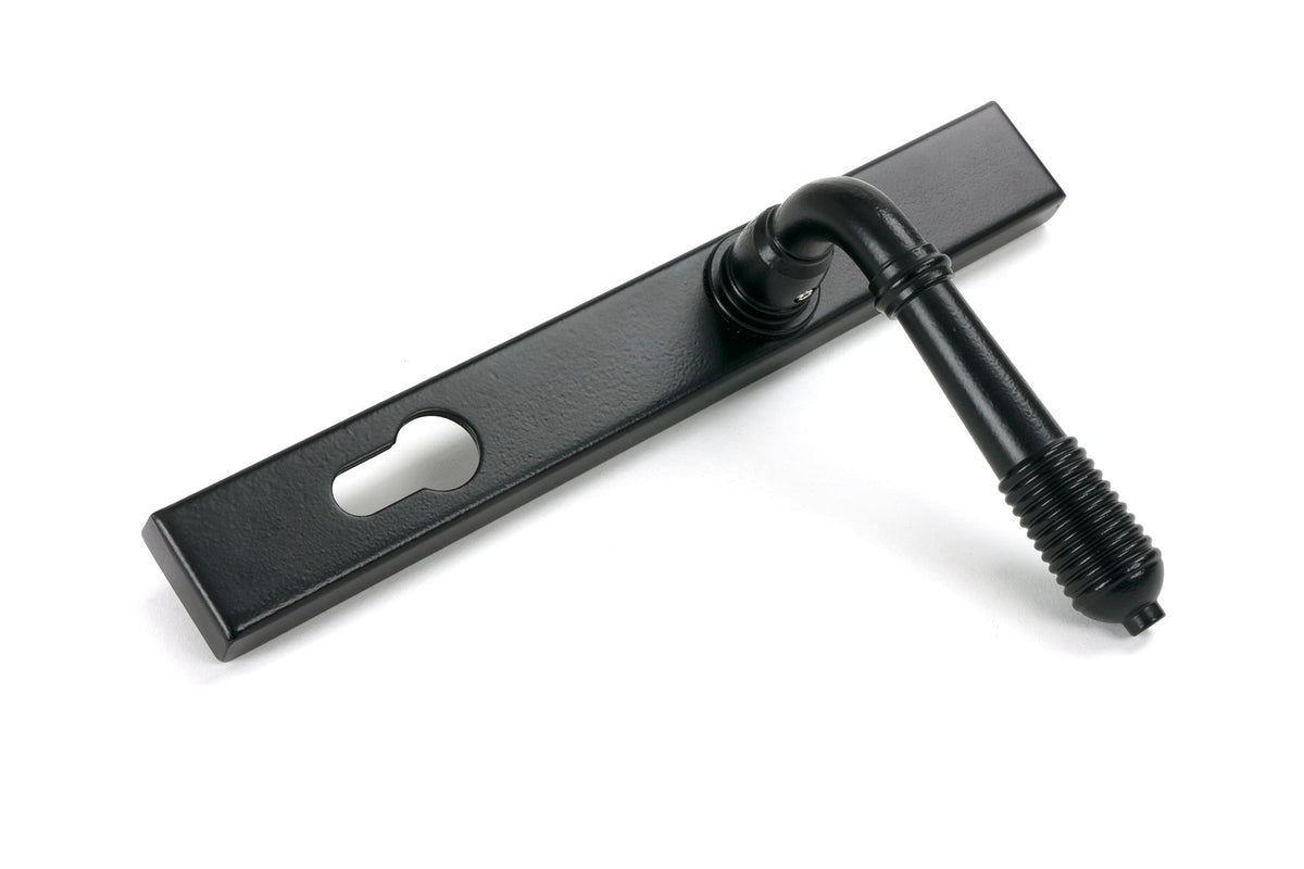 Reeded Slimline Lever Espag. Lock Set by From The Anvil