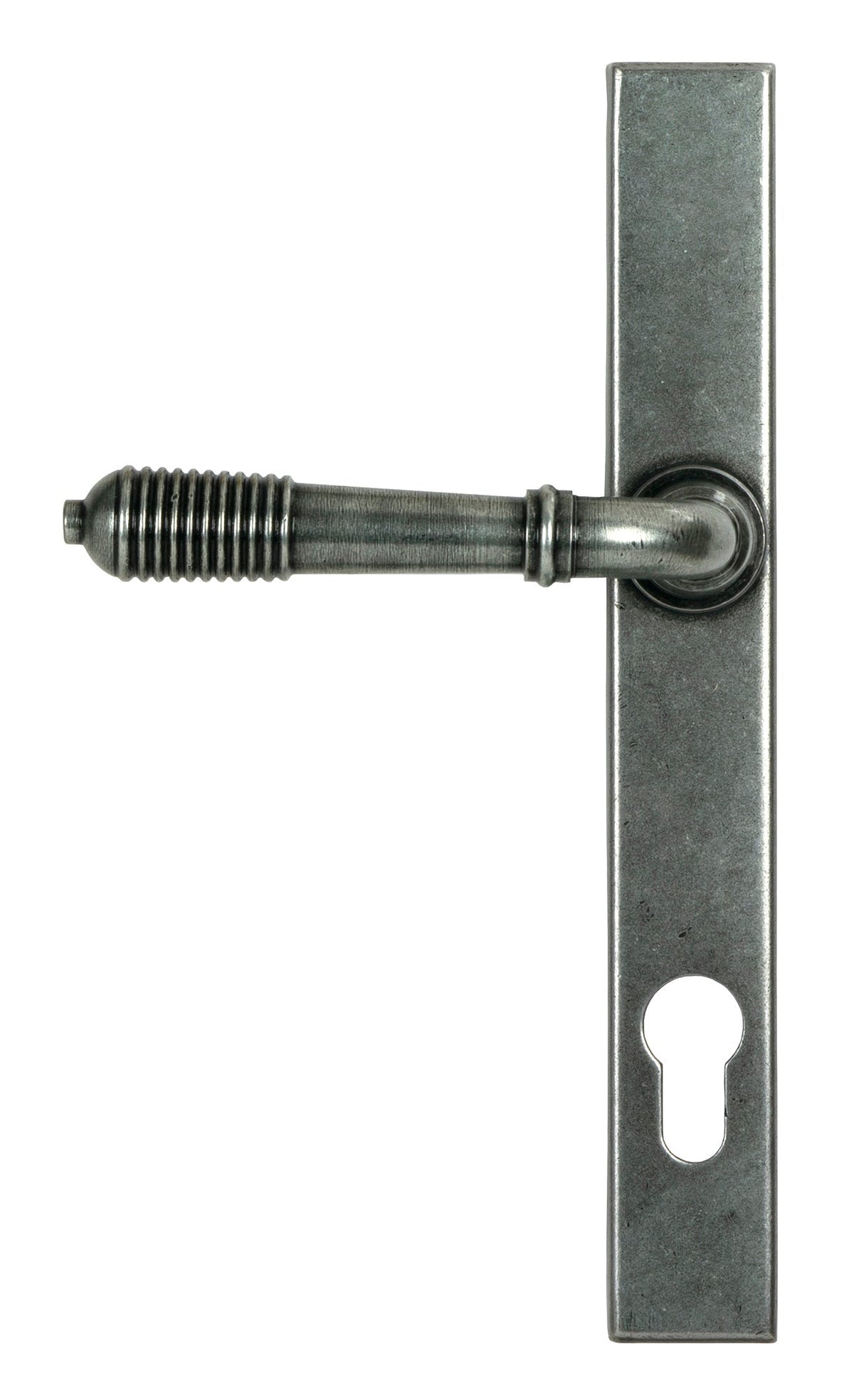 Reeded Slimline Lever Espag. Lock Set by From The Anvil