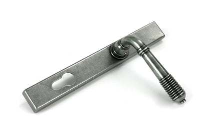 Reeded Slimline Lever Espag. Lock Set by From The Anvil
