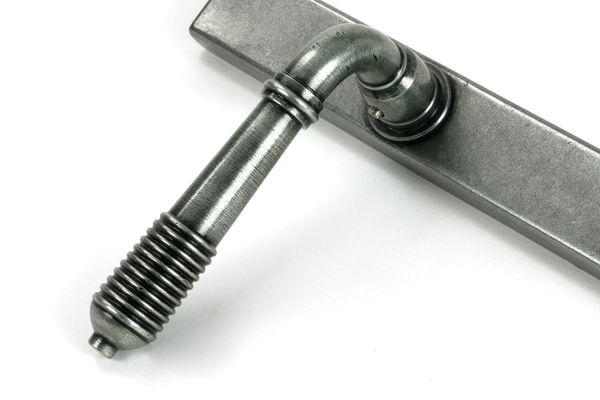 Reeded Slimline Lever Espag. Lock Set by From The Anvil
