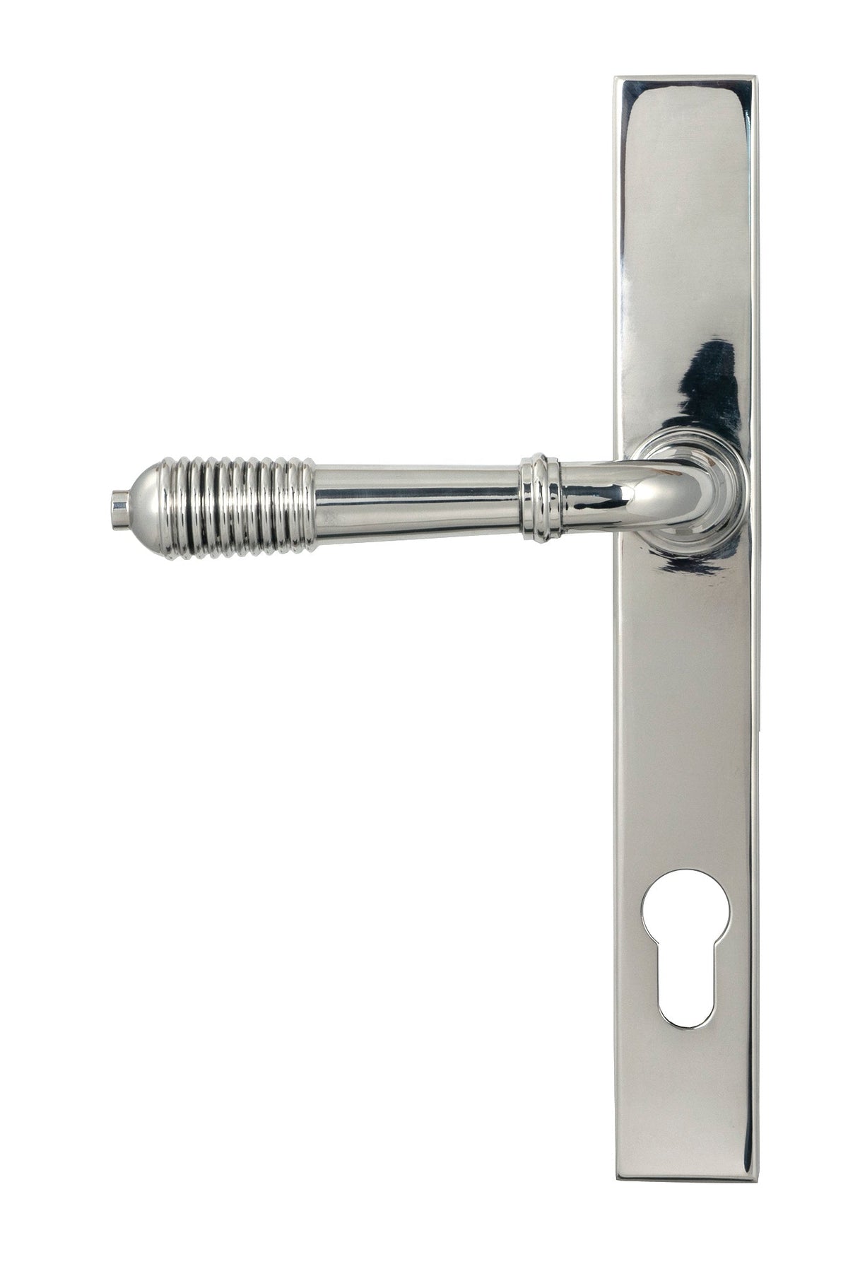 Reeded Slimline Lever Espag. Lock Set by From The Anvil