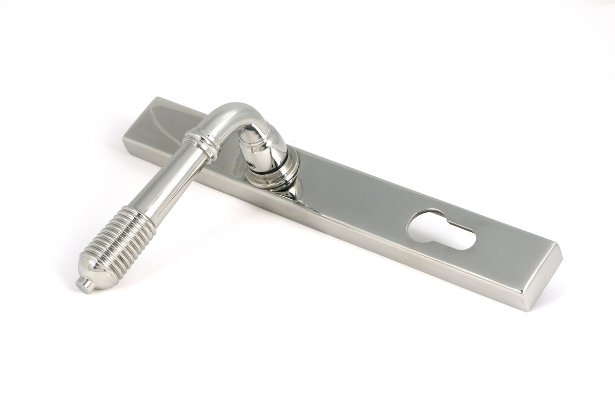 Reeded Slimline Lever Espag. Lock Set by From The Anvil