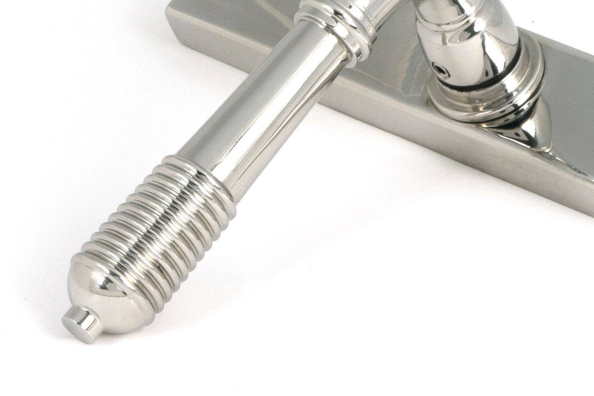 Reeded Slimline Lever Espag. Lock Set by From The Anvil
