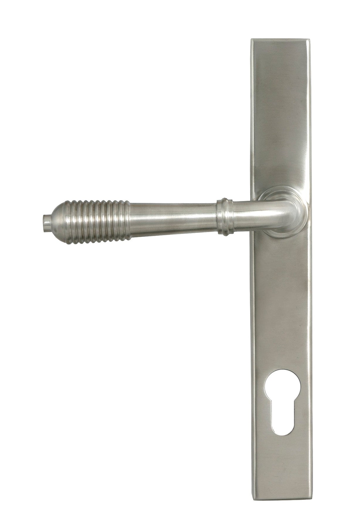 Reeded Slimline Lever Espag. Lock Set by From The Anvil