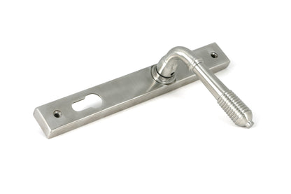Reeded Slimline Lever Espag. Lock Set by From The Anvil