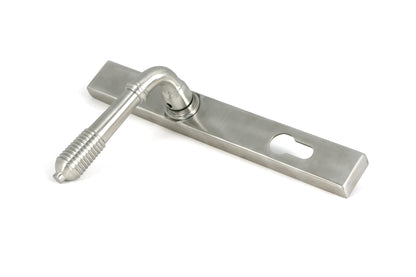Reeded Slimline Lever Espag. Lock Set by From The Anvil