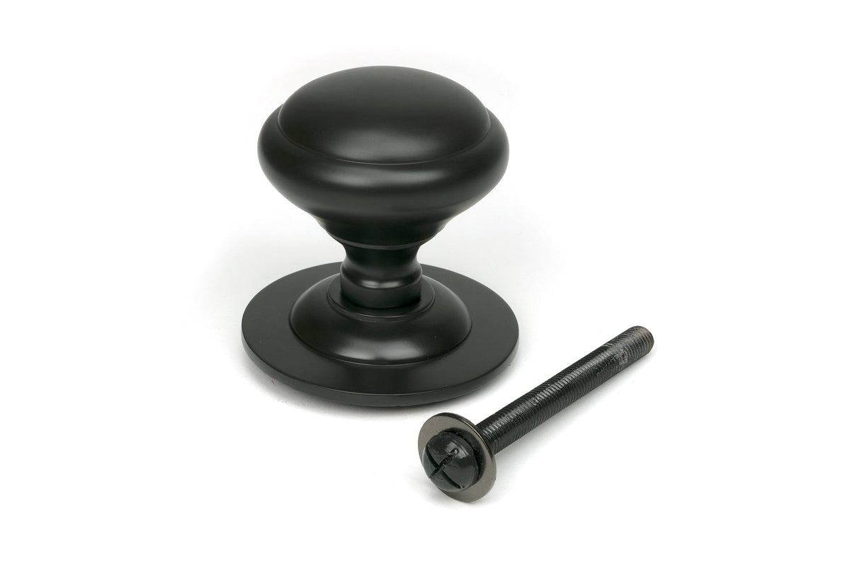 Round Centre Door Knob by From The Anvil