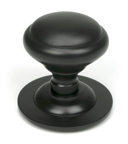 From The Anvil's Aged Bronze Round Centre Door Knob