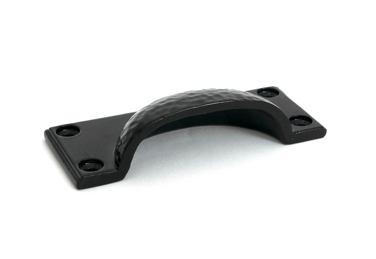 Hammered Art Deco Drawer Pull by From The Anvil