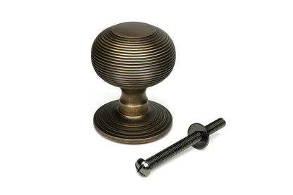 Beehive Centre Door Knob by From The Anvil