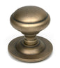 From The Anvil's Burnished Brass Round Centre Door Knob