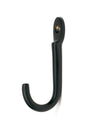 From The Anvil's Matt Black Traditional Coat Hook
