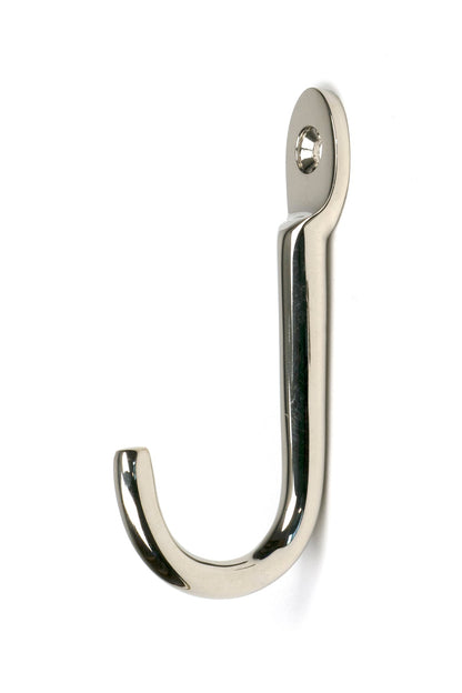 From The Anvil's Polished Nickel Traditional Coat Hook