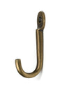 From The Anvil's Burnished Brass Traditional Coat Hook