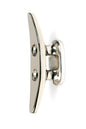 From The Anvil's Polished Nickel Marine Cleat Hook