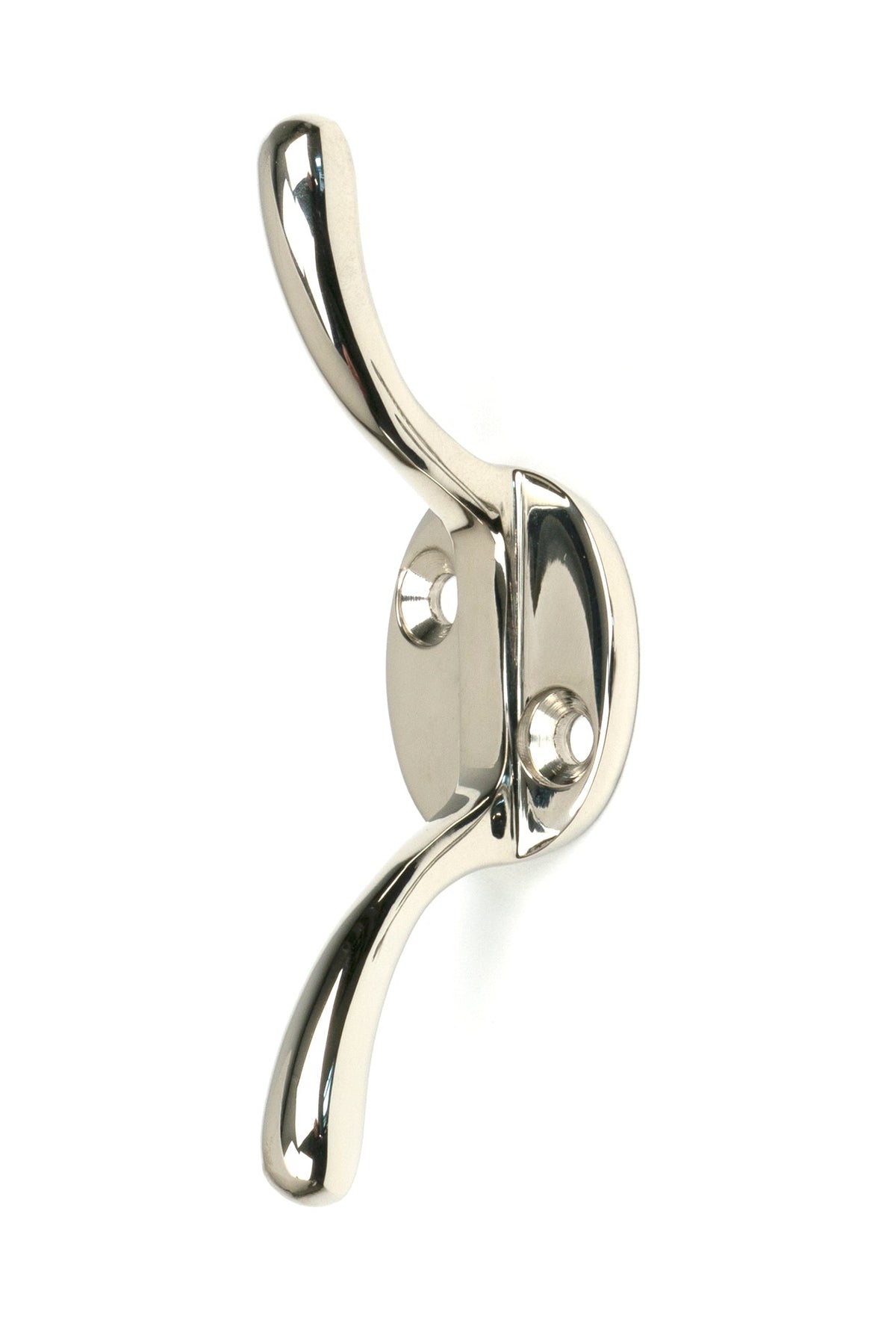 From The Anvil's Polished Nickel Newbury Cleat Hook