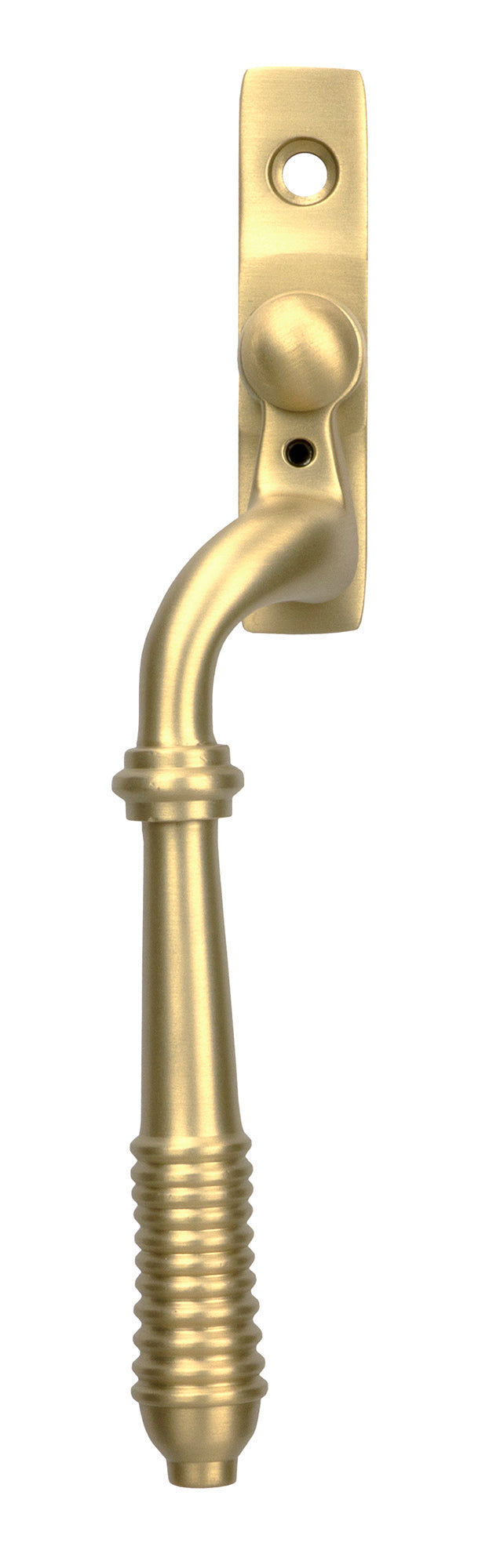 From The Anvil's Satin Brass Reeded Espag