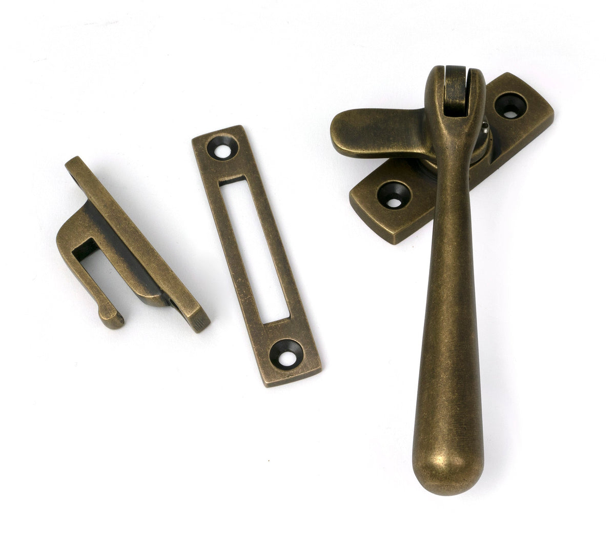 From The Anvil's Burnished Brass Locking Newbury Fastener