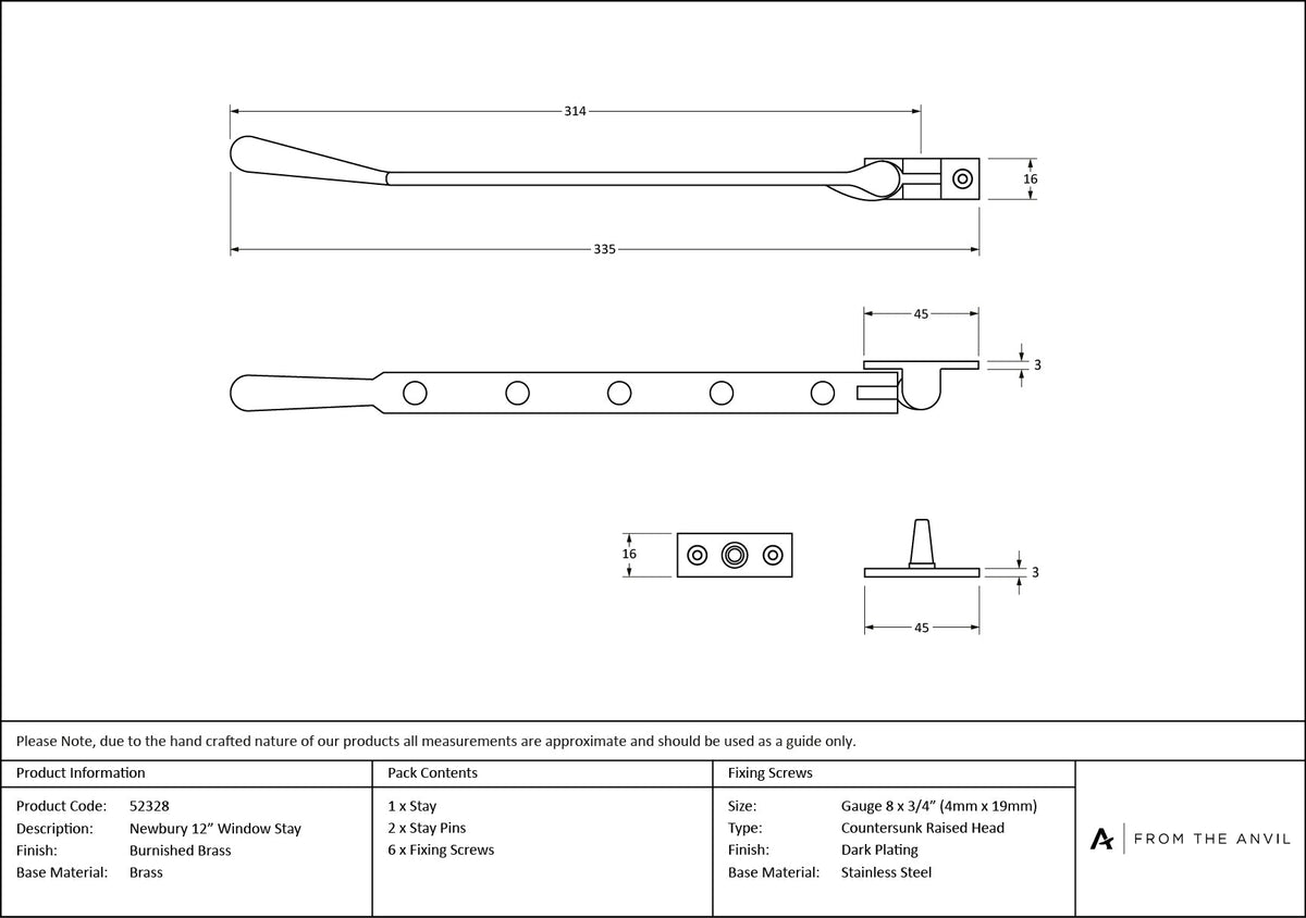 Newbury Stay by From The Anvil