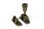 From The Anvil's Burnished Brass Brompton Brighton Fastener