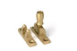 From The Anvil's Satin Brass Mushroom Brighton Fastener