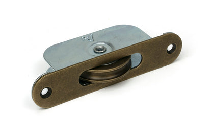 From The Anvil's Burnished Brass Radiused Sash Pulley 75kg