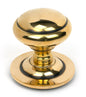 From The Anvil's Aged Brass Round Centre Door Knob