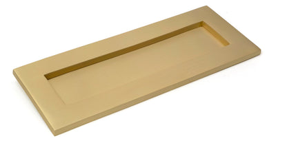 From The Anvil's Satin Brass Letter Plate