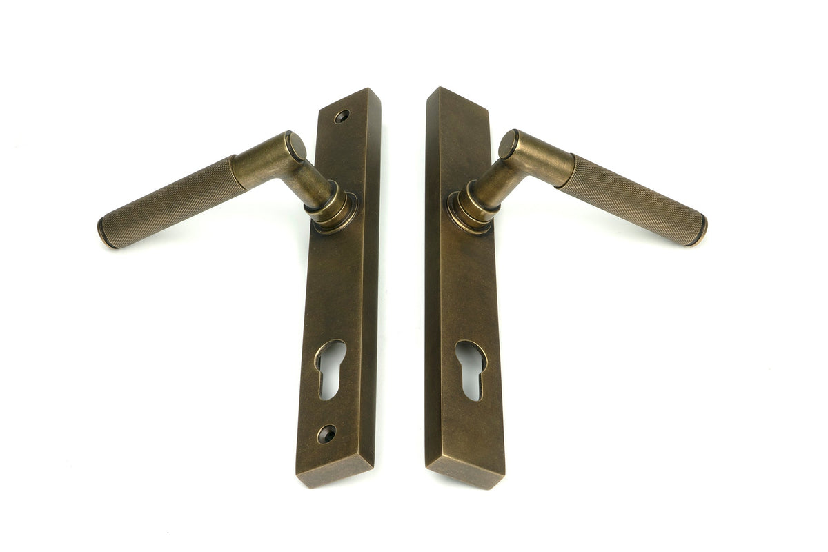 Brompton Slimline Lever Espag. Lock Set by From The Anvil