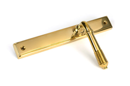 Reeded Slimline Lever Espag. Latch Set by From The Anvil
