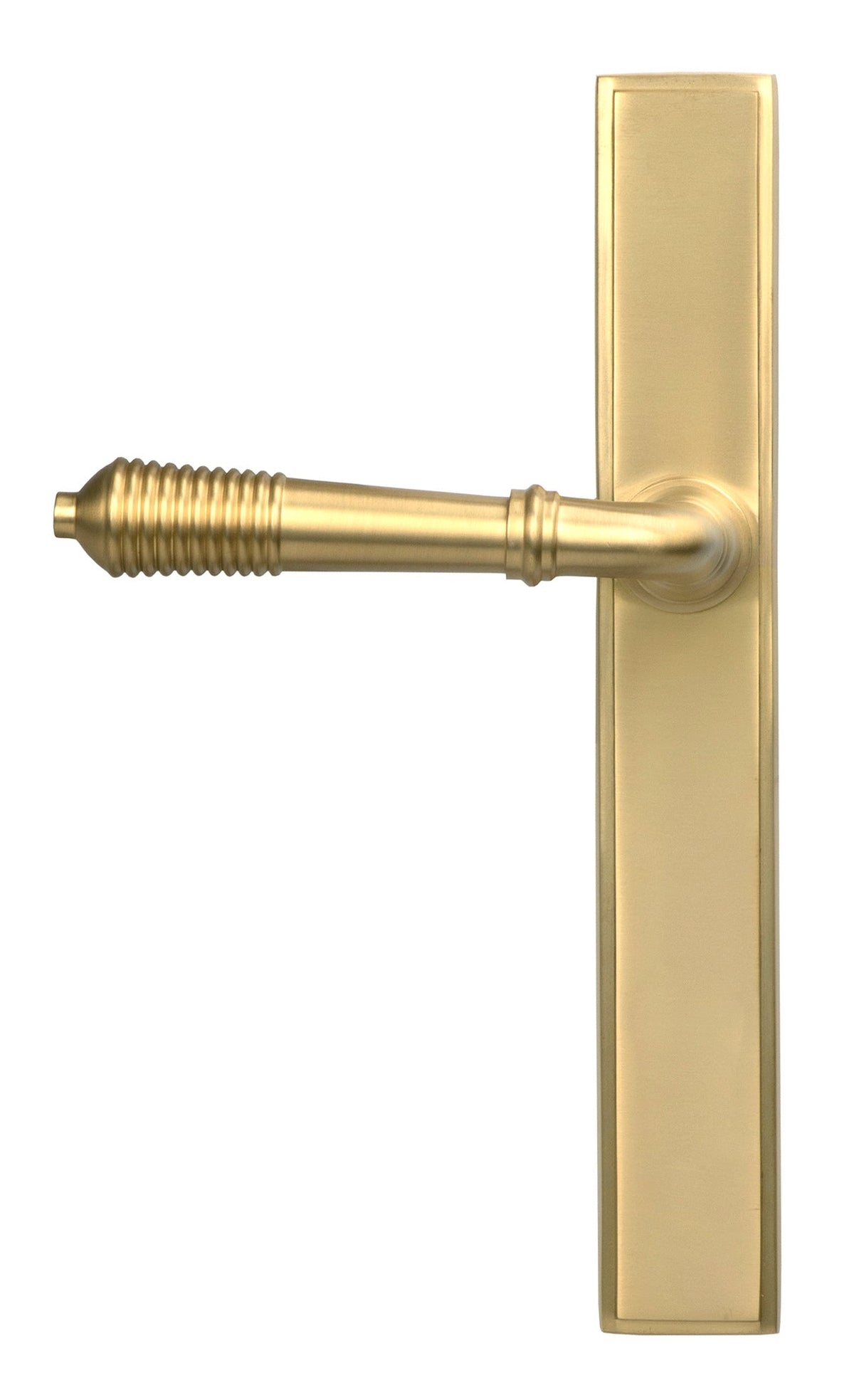 Reeded Slimline Lever Espag. Latch Set by From The Anvil
