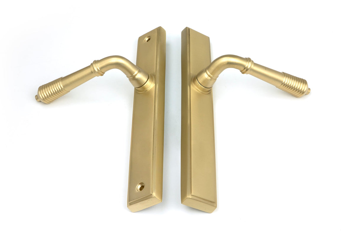 Reeded Slimline Lever Espag. Latch Set by From The Anvil