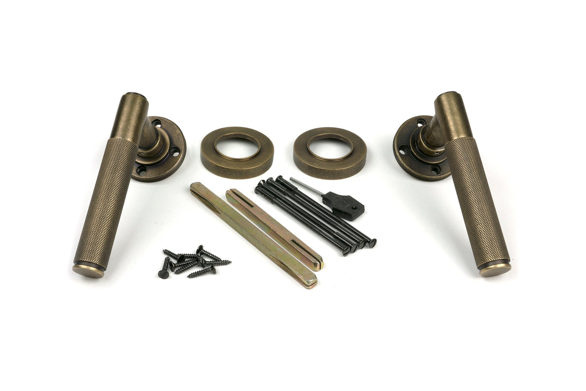 Brompton Lever on Rose Set (Sprung) by From The Anvil